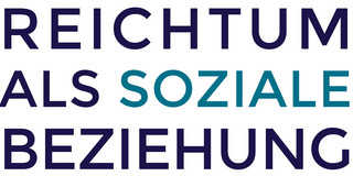 Das Bild zeigt die Kontur eines Diamanten mit einem Punktnetz für soziale Beziehungen. Daneben befindet sich der Name des Projekts