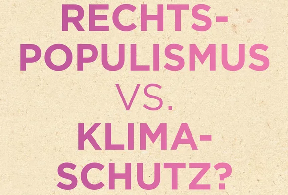 Buchcover der Monographie „Rechtspopulismus vs. Klimaschutz?“ 