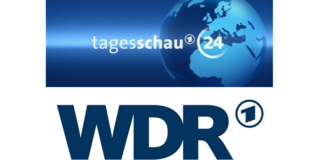 Bild zeigt die Logos der Tagesschau und des WDR