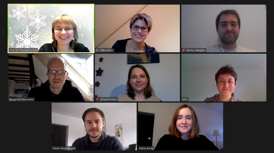 Zoom-Projekt Meeting (Screenshot)