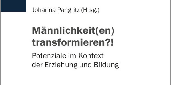 Das Bild zeigt das weiß-blaue Cover des Sammelbands mit dem schwarzen Titel auf weißem Hintergrund