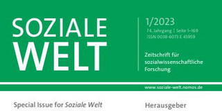 Covergrafik der Ausgabe 1/23 der Zeitschrift Soziale Welt